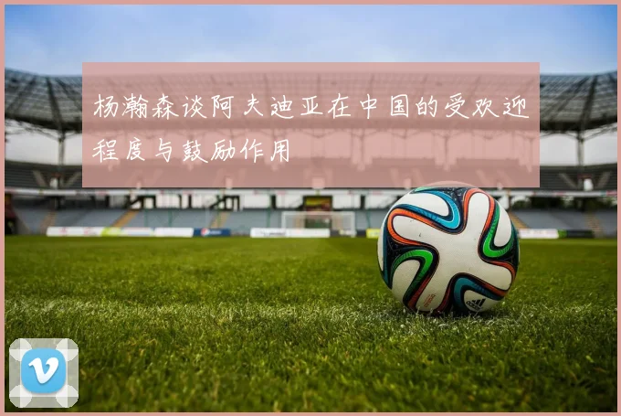 杨瀚森谈阿夫迪亚在中国的受欢迎程度与鼓励作用